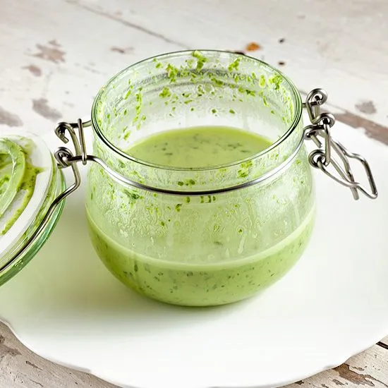 Recipe: Green tahini salad dressing
