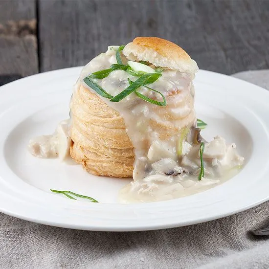 Recipe: Chicken and mushroom vol au vents