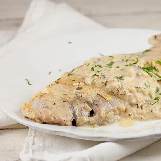 Recipe: Sole fillet with cider sauce