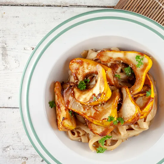 Recipe: Oven-roasted miso pumpkin