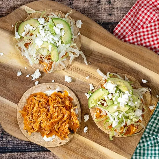 Recipe: Chicken tinga tacos