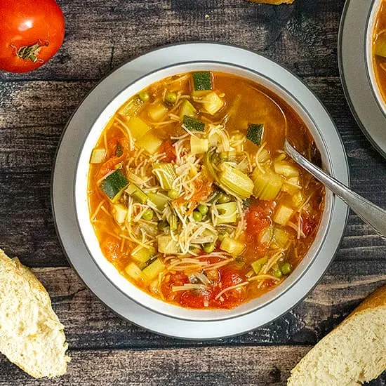 Recipe: Tomato and vegetable soup