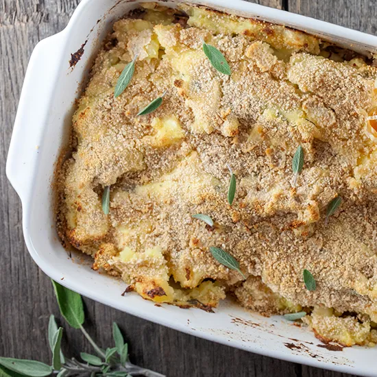 Recipe: Dutch hete bliksem and sauerkraut casserole