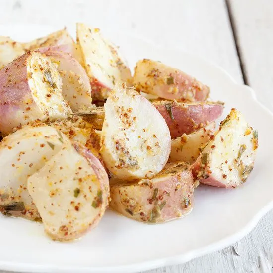 Recipe: Mustard coated turnip quarters