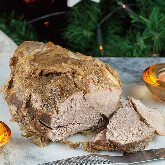 Recipe: Slow cooked boneless leg of lamb