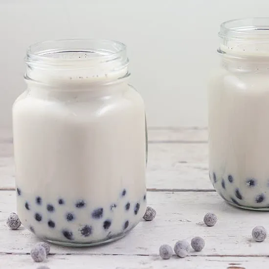 Recipe: Peach bubble tea