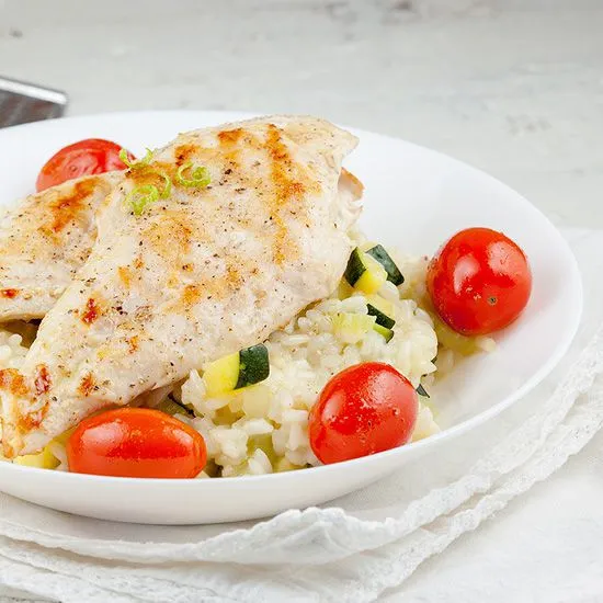 Recipe: Grilled chicken risotto