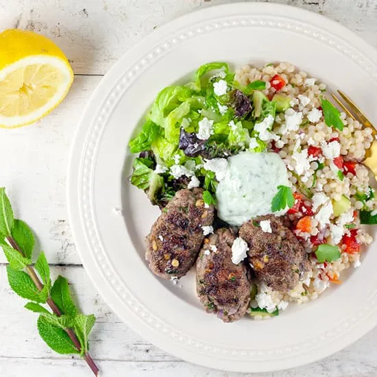 Recipe: Kofta with pearl couscous
