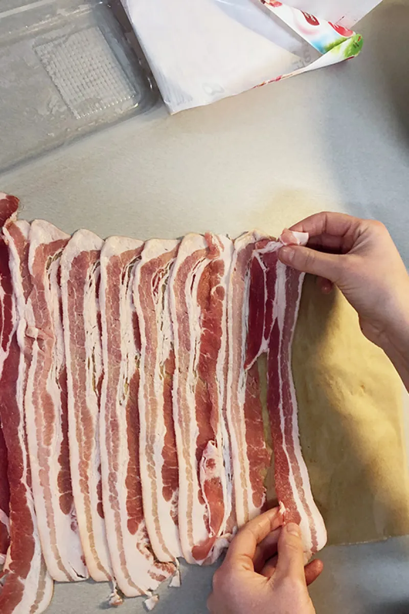 Making the meatloaf