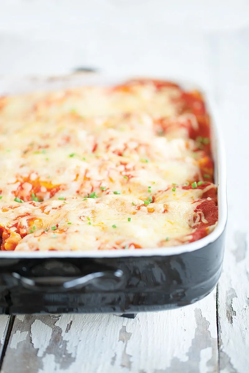Chicken enchiladas