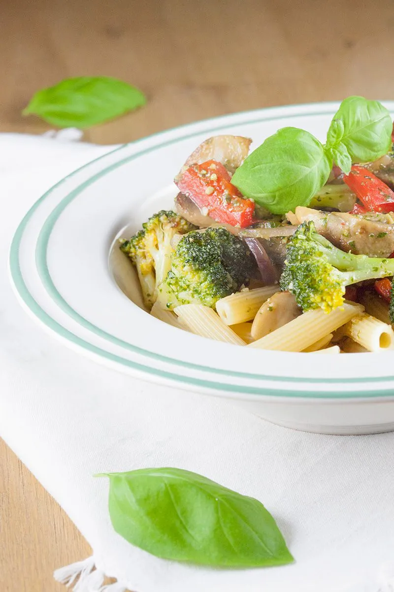 Broccoli pesto pasta