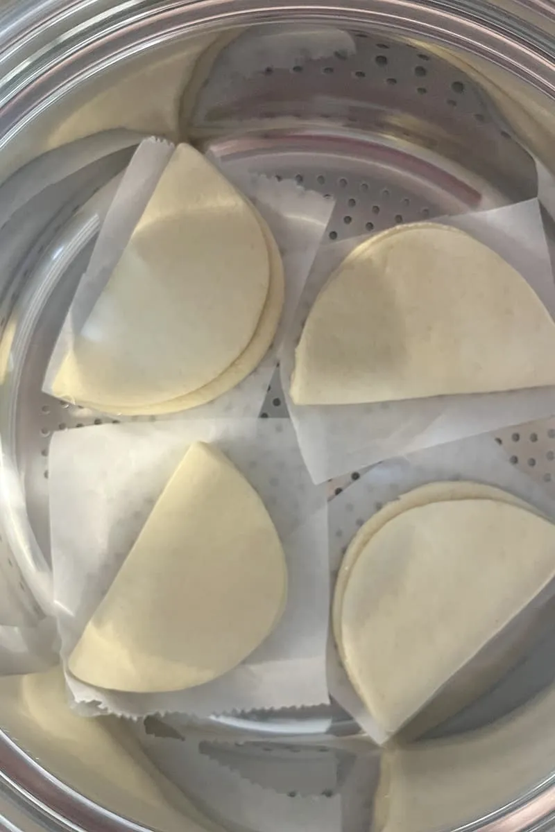 Bao buns preparation