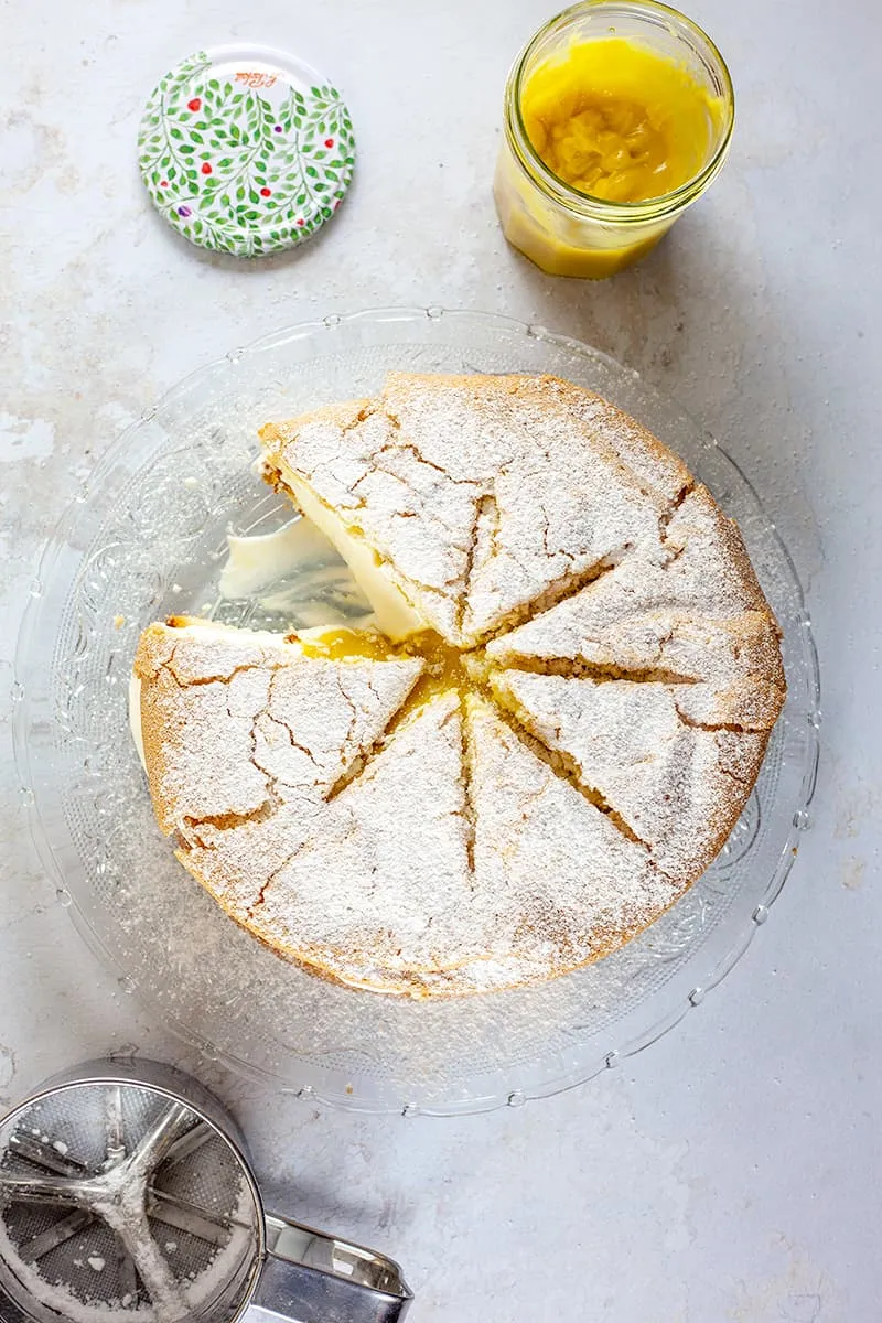 Snowflake cake