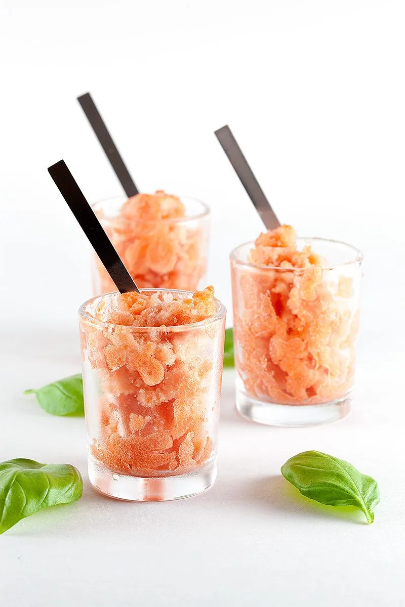 Tomato sorbet