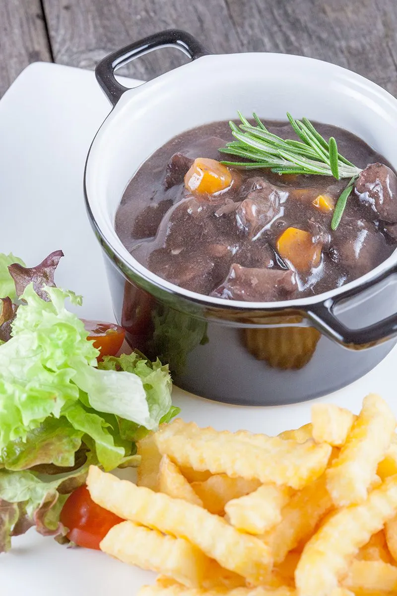 Wild boar stew