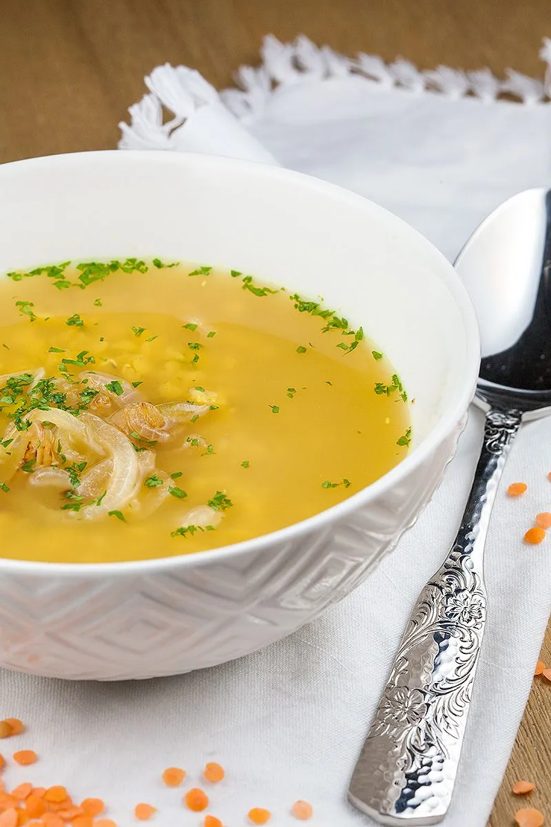 Red lentil soup