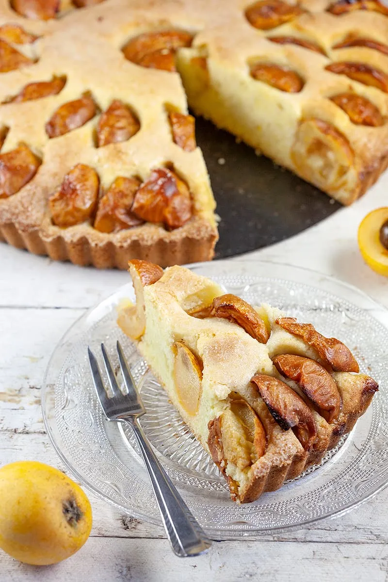 Medlar tart