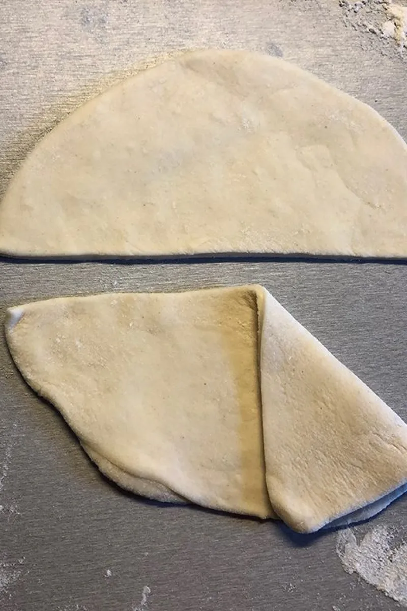 Making samosas 2