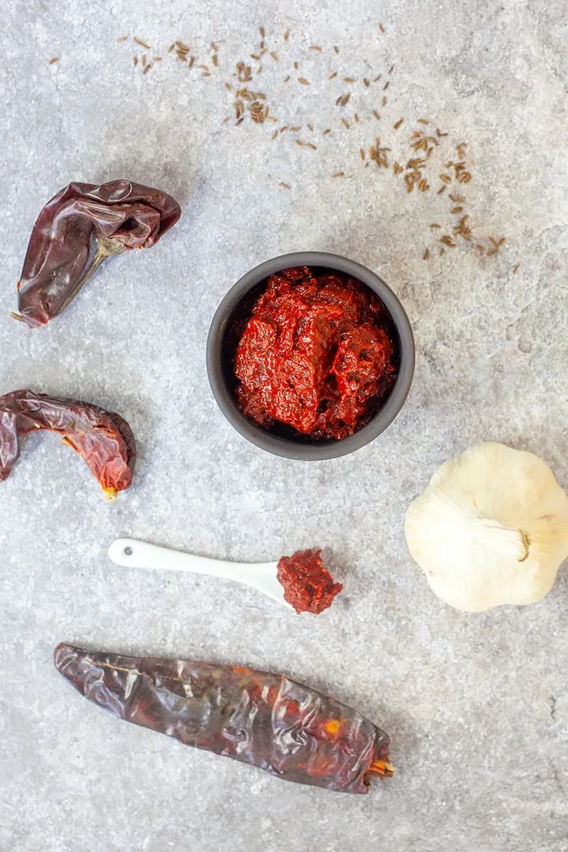 Homemade harissa