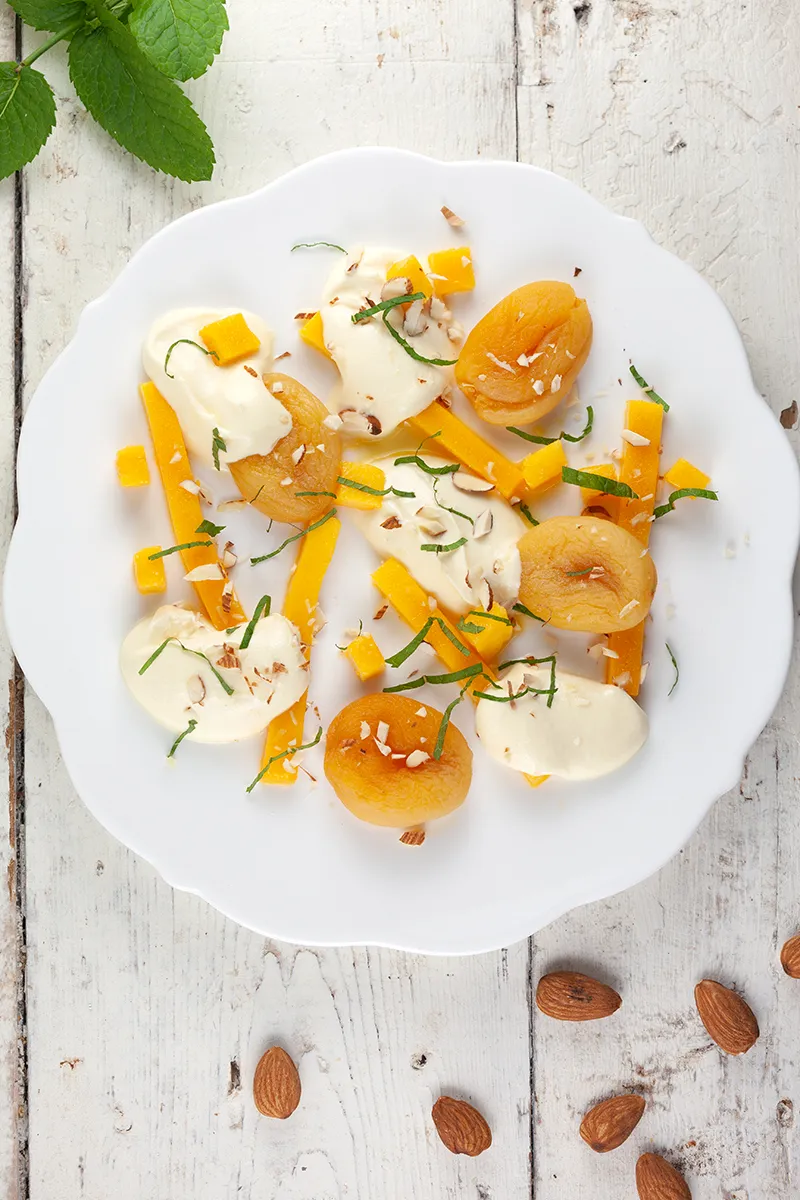 Warm apricots