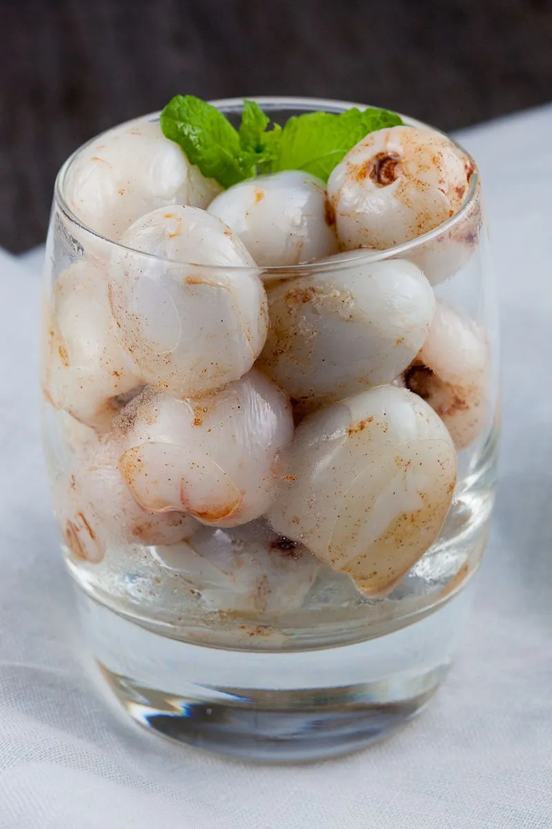 Caramelized lychee