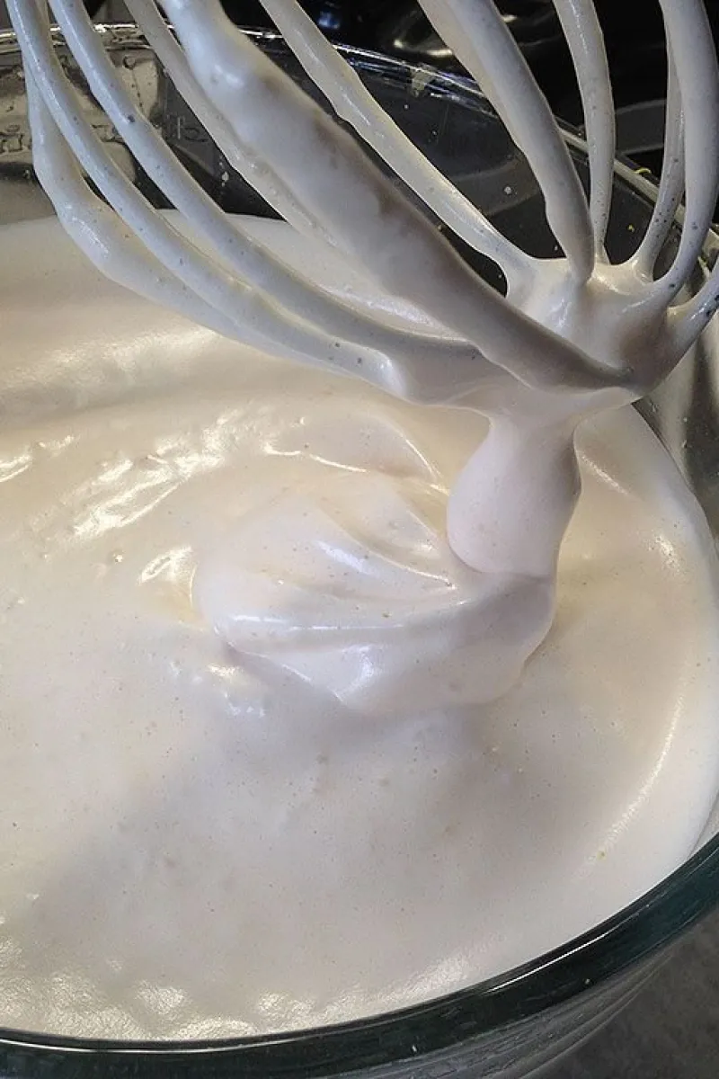 Making cake batter