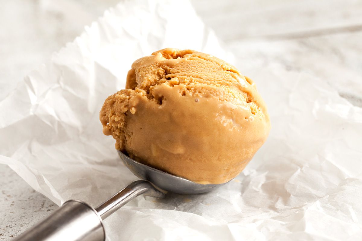 Caramel ice cream