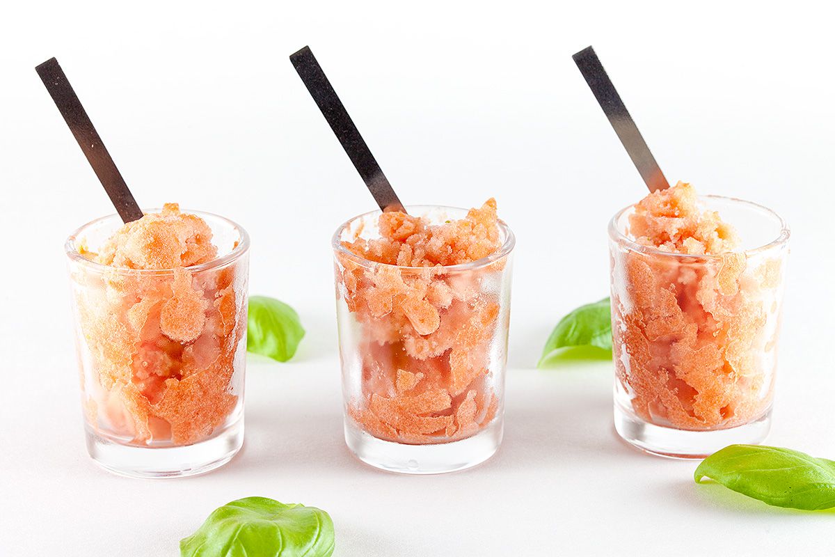 Tomato sorbet