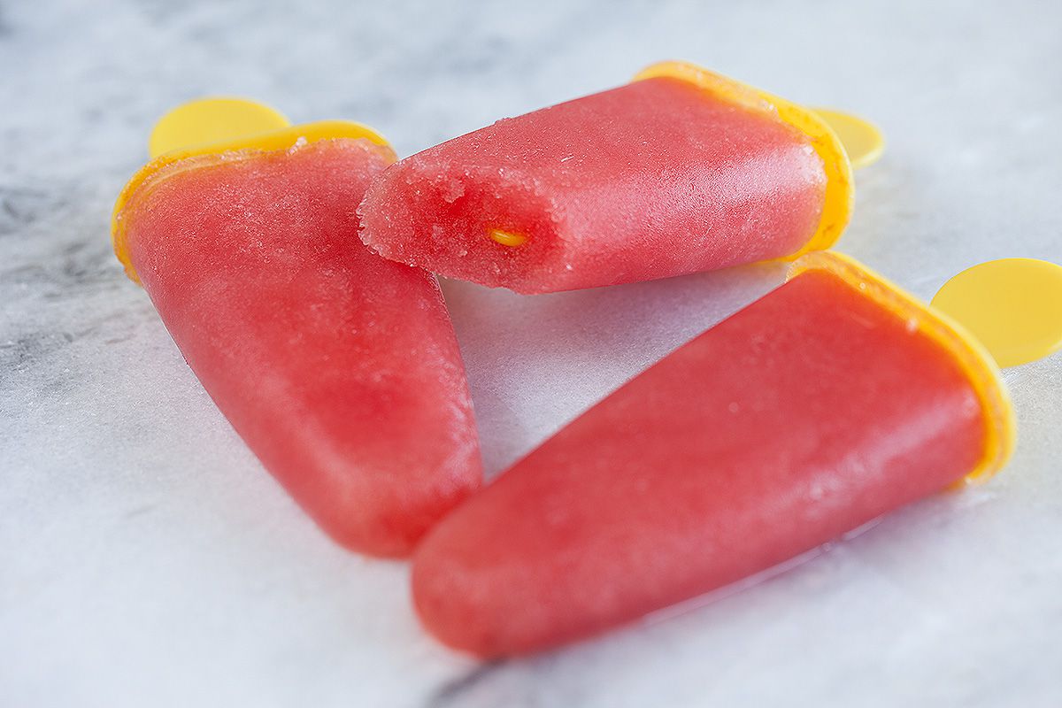 Vodka watermelon popsicles