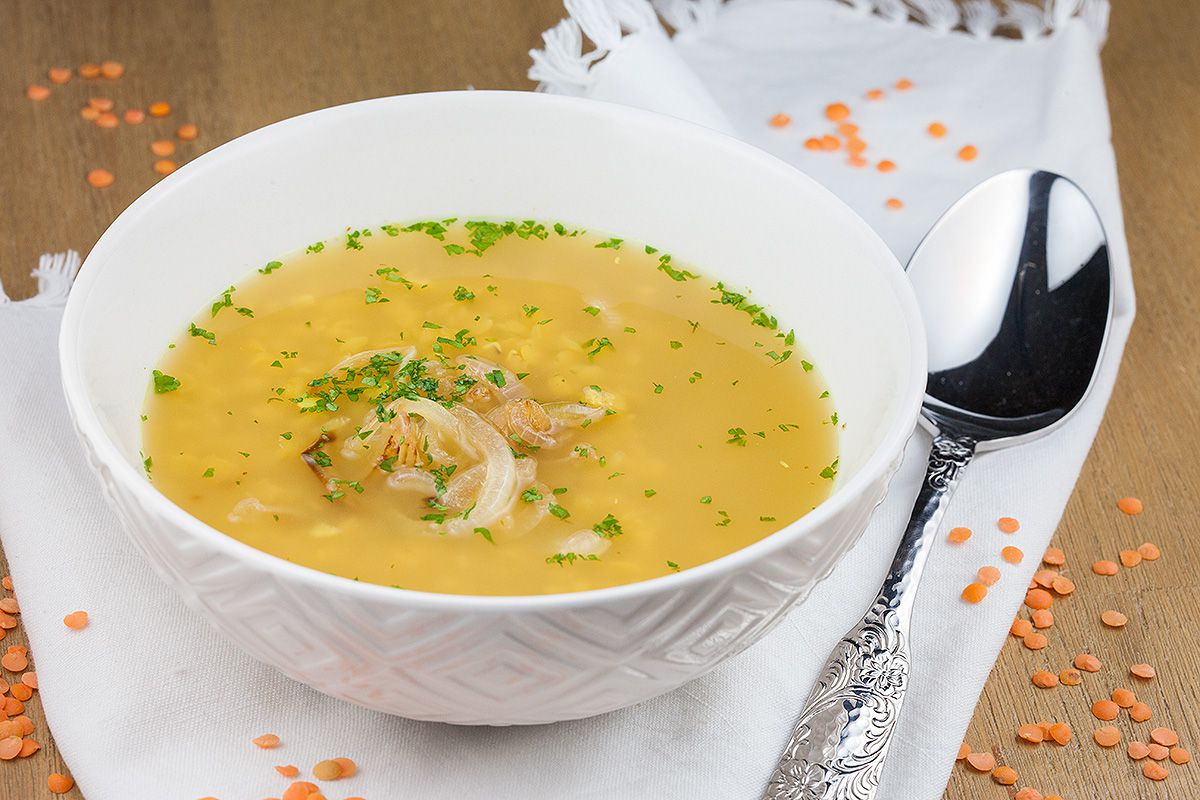 Red lentil soup