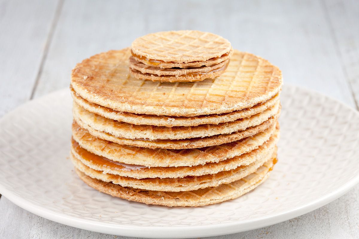 Homemade stroopwafels