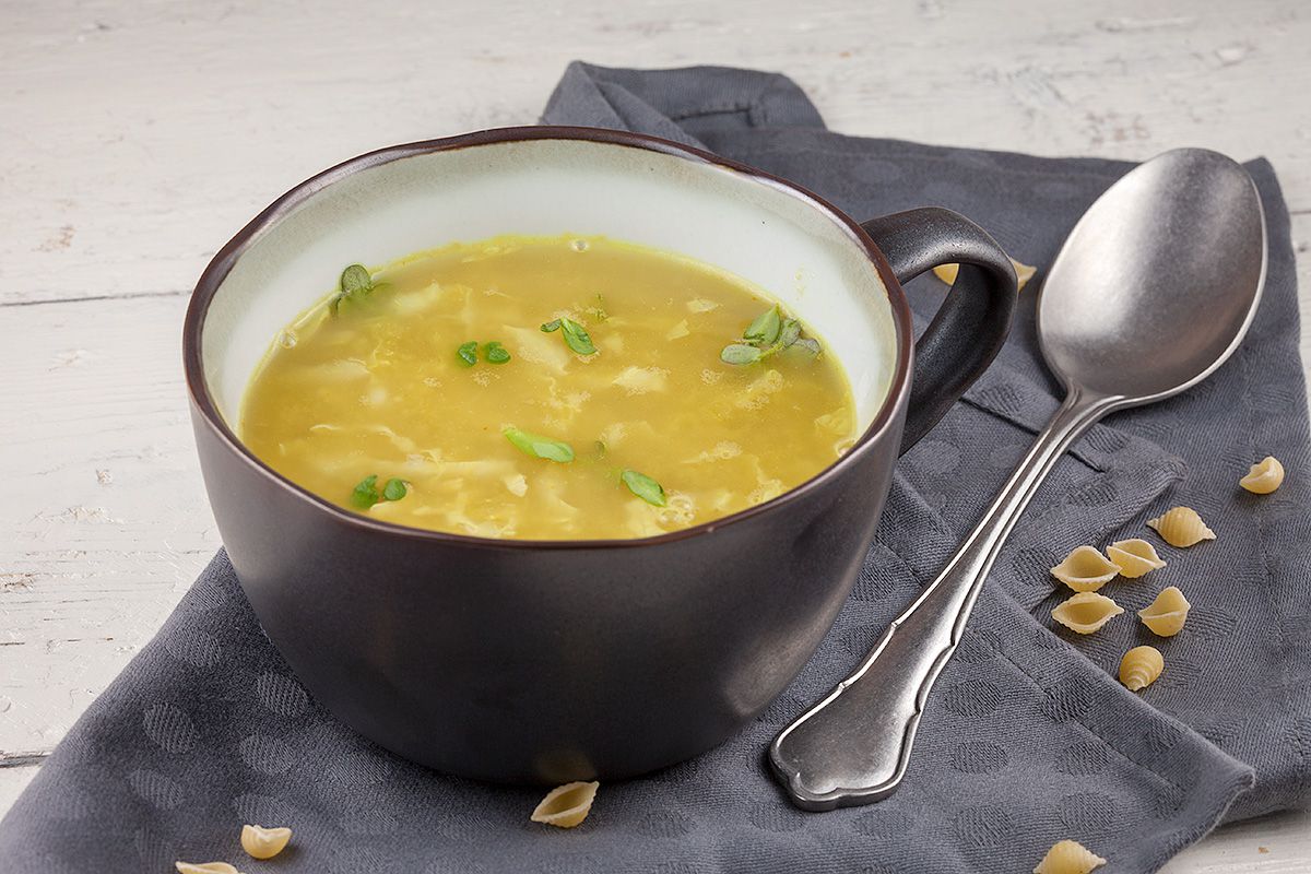 Chicken and Chinese cabbage soup