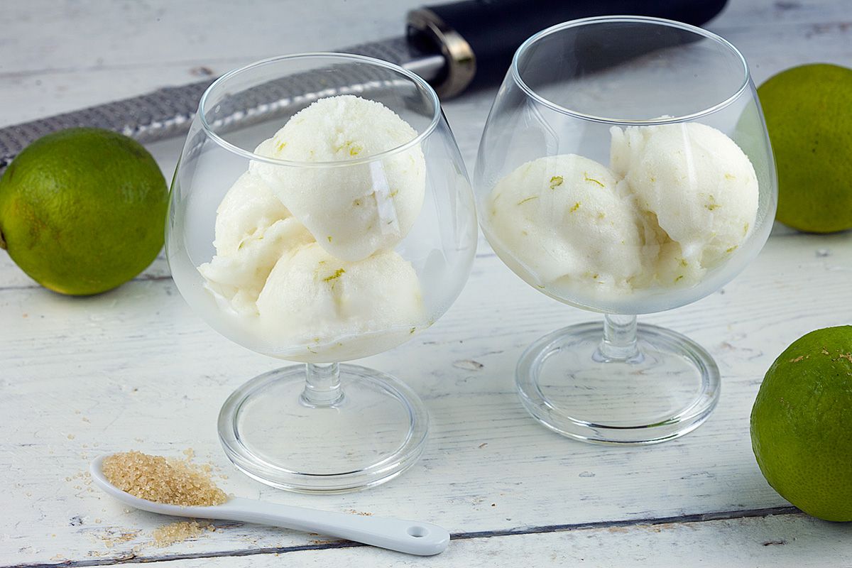 Caipirinha sorbet