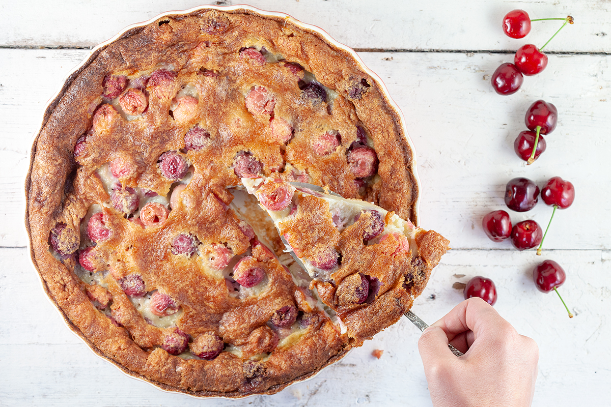 Cherry clafoutis