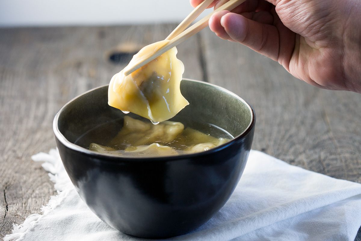 Wonton in spiced chicken broth