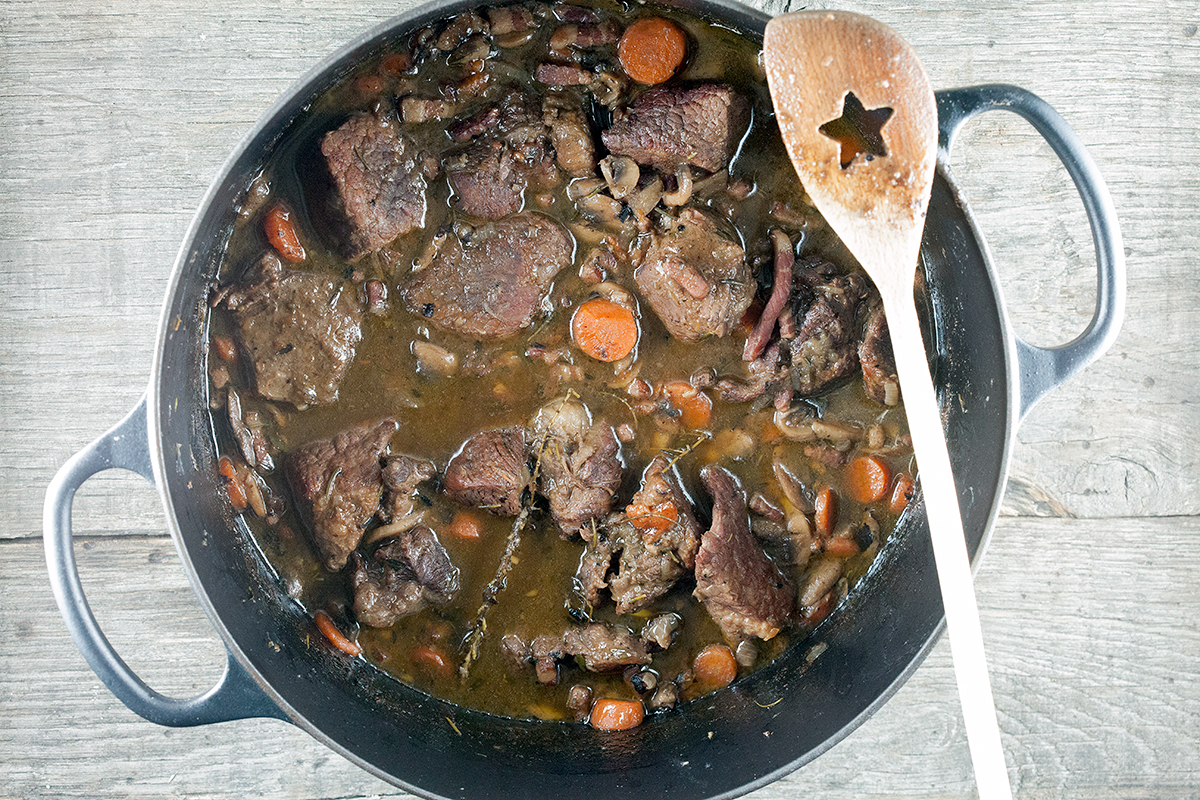 Beef bourguignon