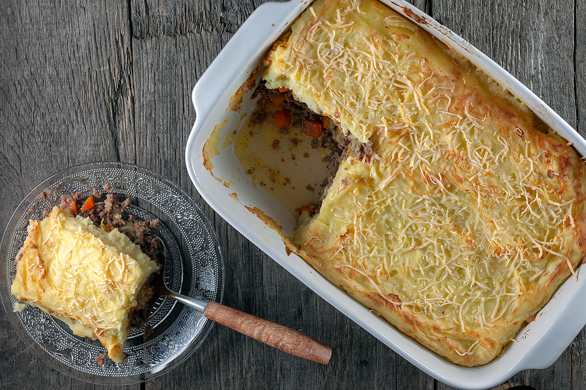 Hachis parmentier with pumpkin
