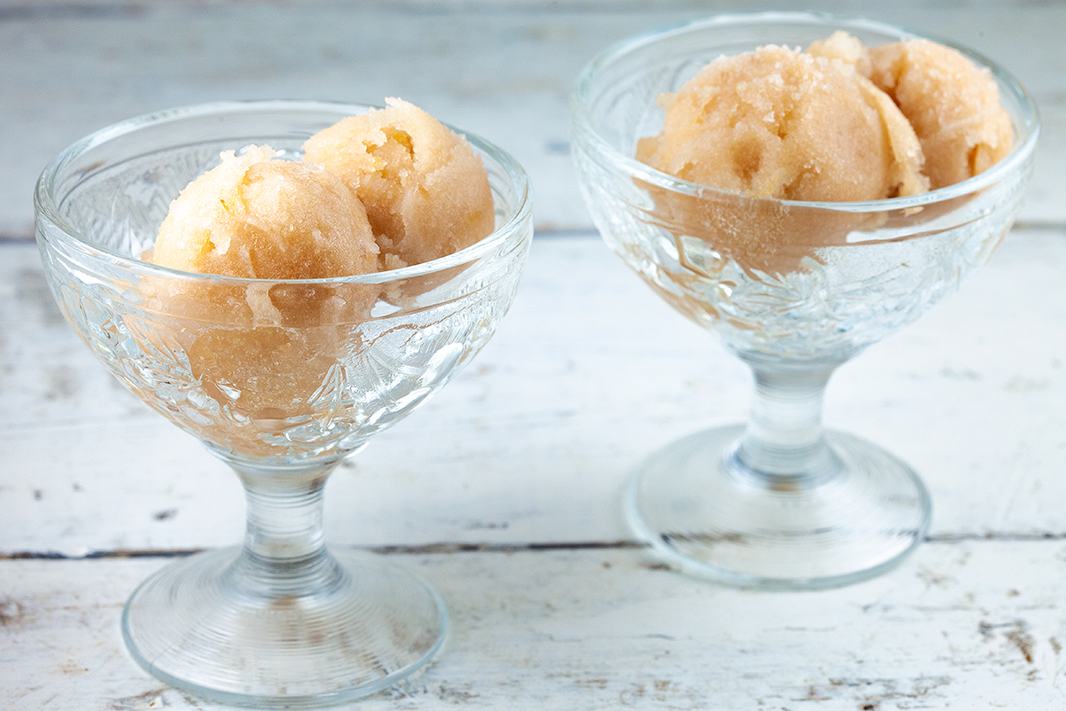Pear sorbet
