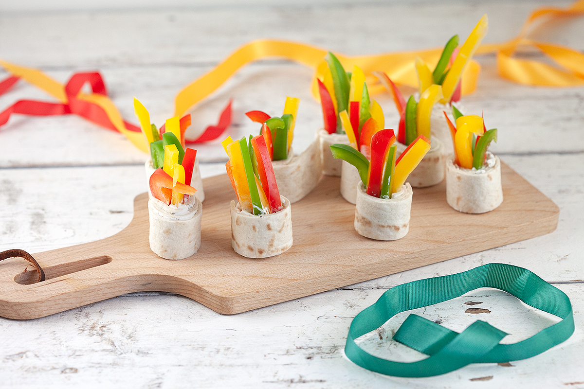 Carnaval tortilla appetizers