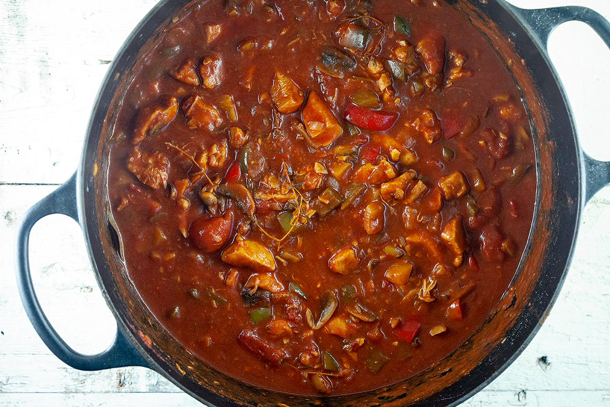 Chicken goulash
