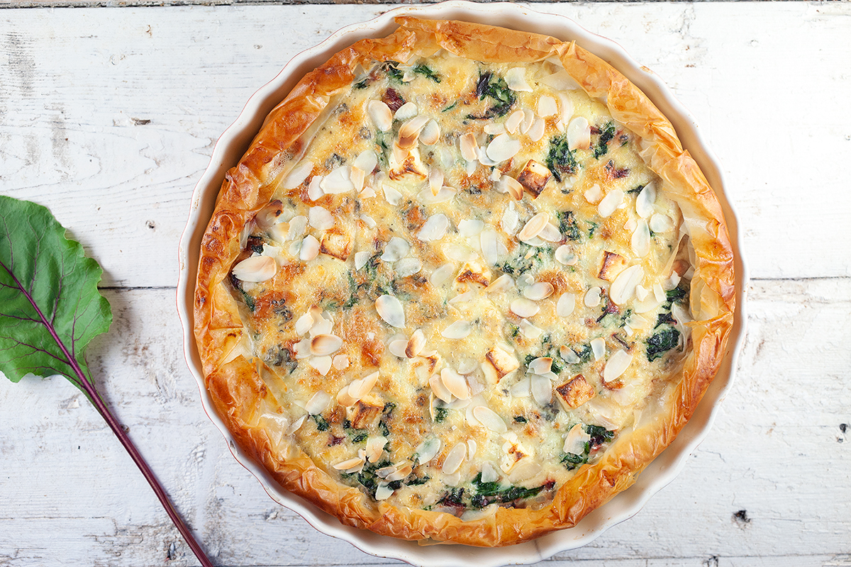 Swiss chard pie